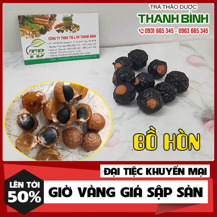 Bồ Hòn 100g - Hàng Tách Hạt Và Hàng Nguyên Quả