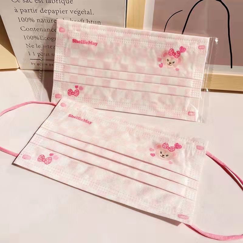 Khẩu Trang Y Tế Kháng Khuẩn Stickers Siêu Dễ Thương Hoạ Tiết Losto, Pooh, Disney...