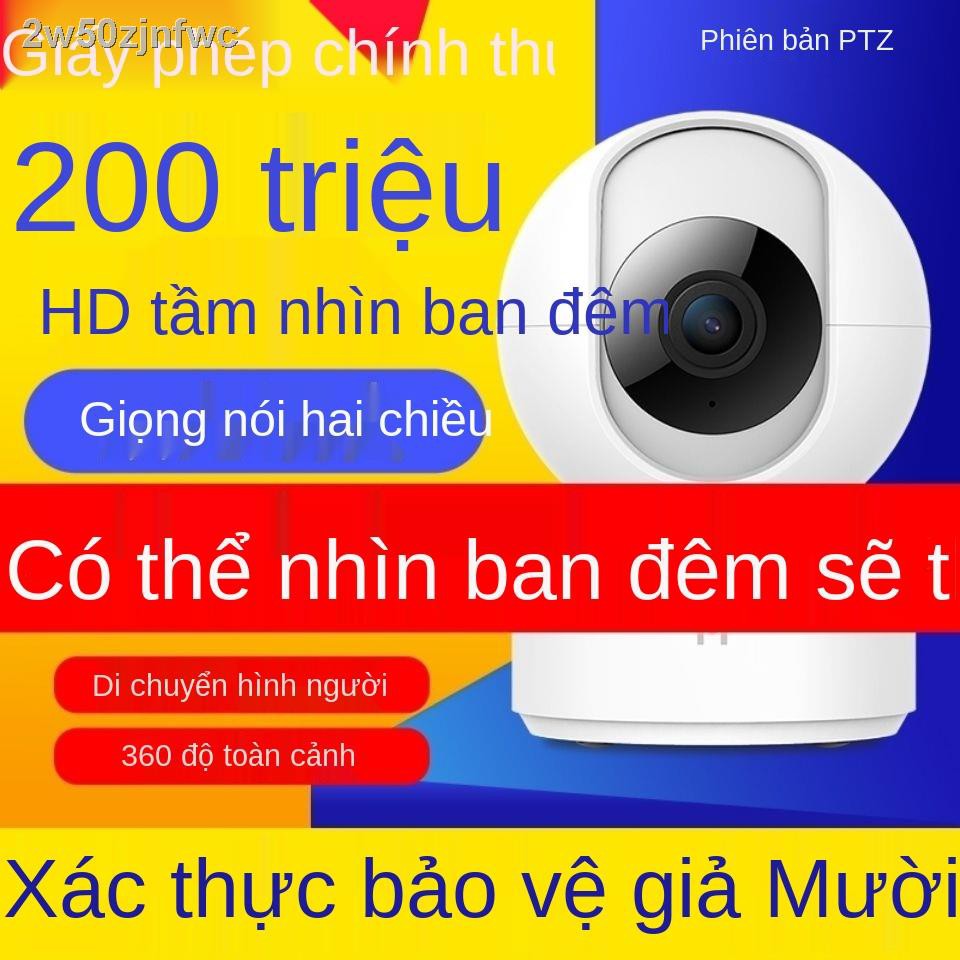 Camera Xiaomi với điện thoại di động để giám sát nhà mạng không dây tầm nhìn ban đêm độ nét cao 360 ngoài trời