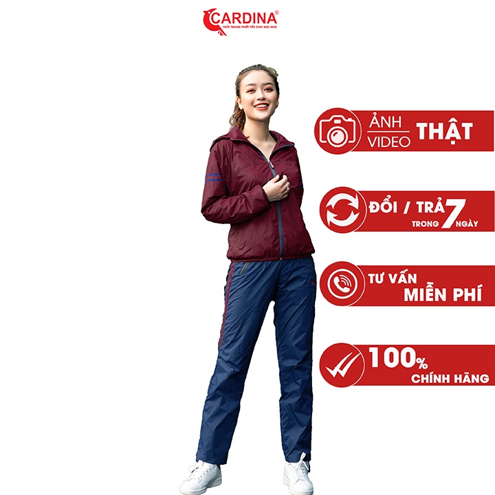 Bô Gió Nữ 𝐂𝐀𝐑𝐃𝐈𝐍𝐀 2 Lớp Lót Lưới Dáng Thể Thao 9BGF