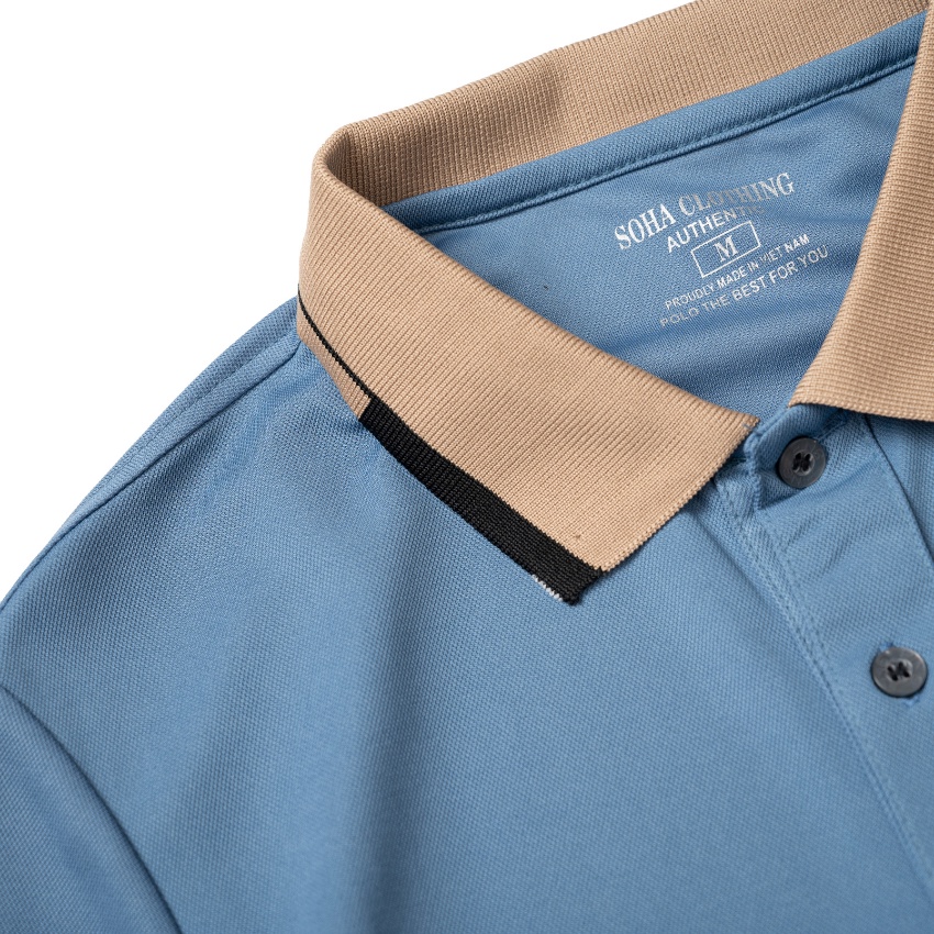 Áo POLO nam  SoHa Clothing vải cá sấu dệt kim xuất xịn,chuẩn form, sang trọng ,thanh lịch - PL Bingdeal
