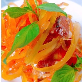 Mắm lóc đồng phi lê trộn đu đủ 500g