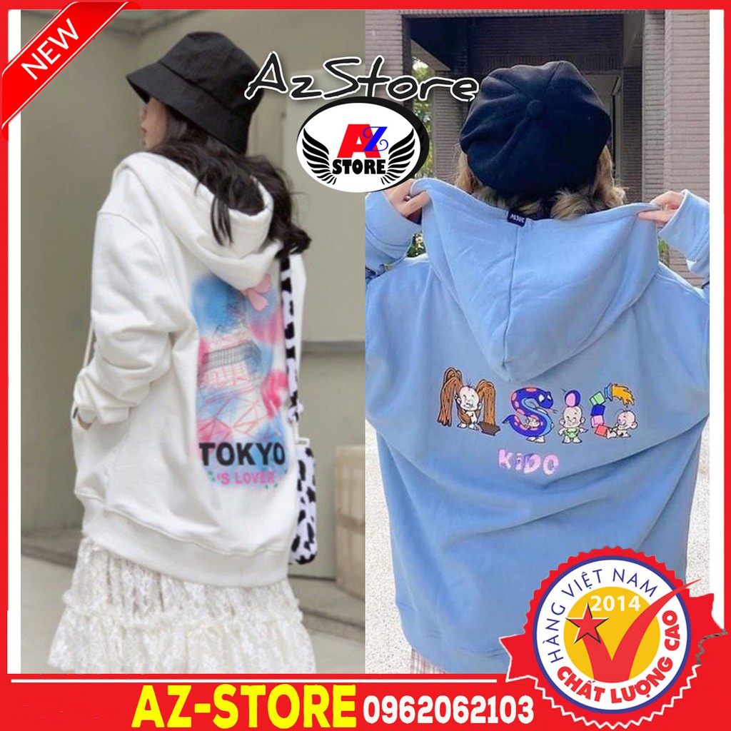 (FREESHIP) ❤ áO Khoác Hoodie áO Hooide Nỉ Nam Nữ Mới chất nỉ bông ngoại Unisex
