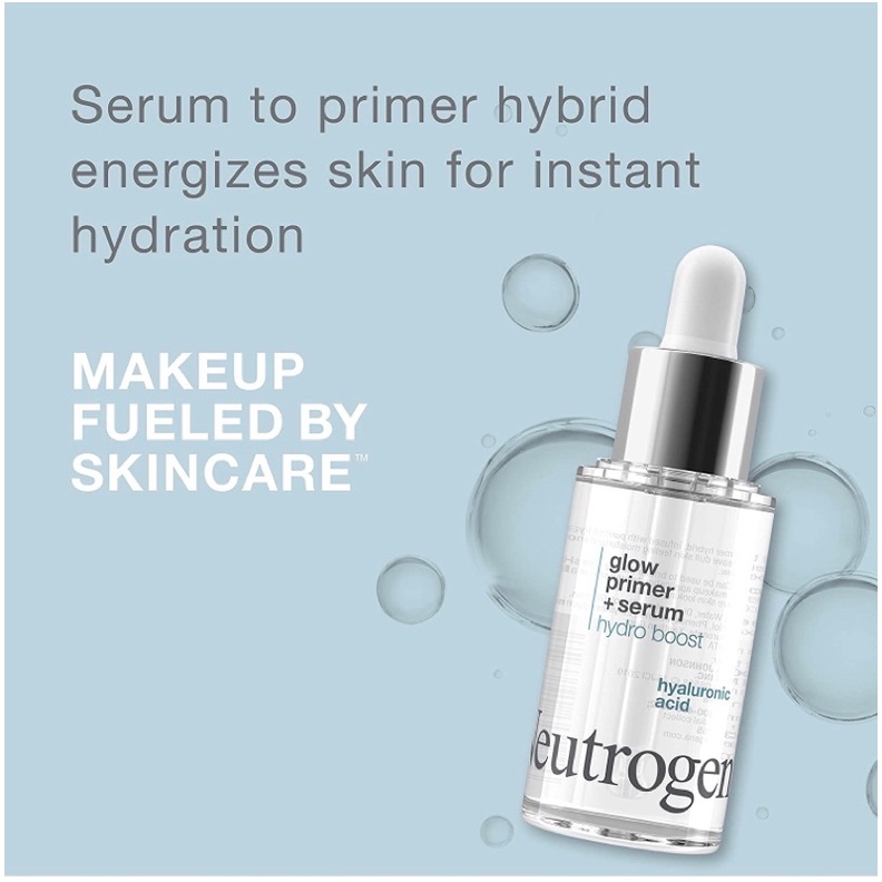Serum dưỡng ẩm trước khi trang điểm Neutrogena Hydro Boost Glow Booster Primer 30ml USA