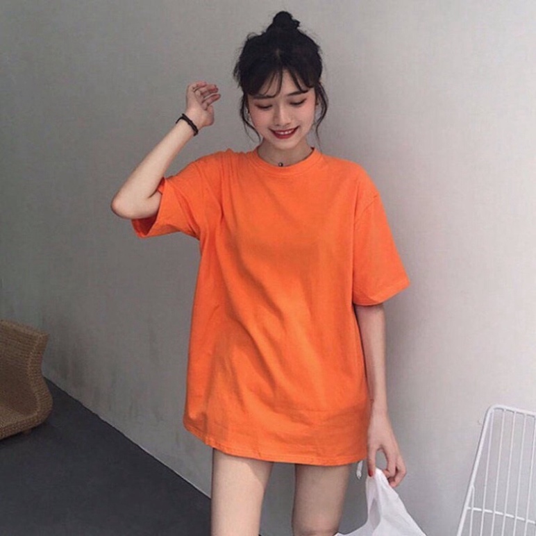 Áo Thun Trơn Tay Lỡ Cotton TTL01 cao cấp - Áo phông trơn nam nữ tay lỡ form rộng oversize < 65kg | BigBuy360 - bigbuy360.vn