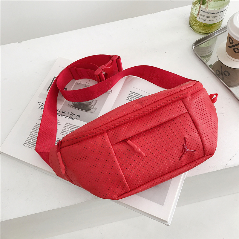 Goods In Stock AIR Pu Belt Bag Sports One-shoulder Diagonal Bag Men And Women Fitness Running Cell Phone Chest Bag