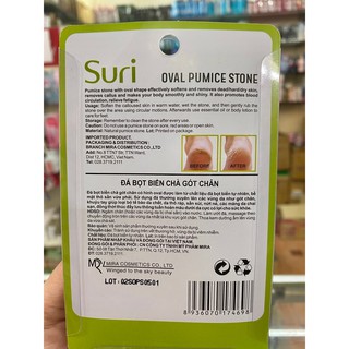Đá Bọt Biển Chà Gót Chân Suri Oval Pumice Stone E408