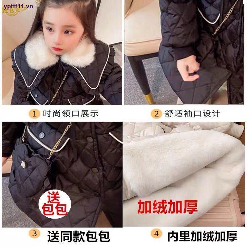 Áo Khoác cotton Dày Phong Cách Hàn Quốc Mới Dành Cho Bé Gái Vào Năm 2021