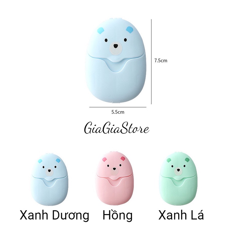 Xà Phòng Giấy Sát Khuẩn Du Lịch Xà Bông Rửa Tay Dạng Miếng Bỏ Túi Tiện Lợi | BigBuy360 - bigbuy360.vn