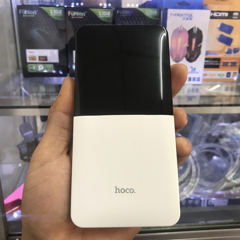 [CHÍNH HÃNG]Pin Sạc Dự Phòng 10000mAh/ 2 cổng sạc in/out -Hoco J42 High power {BẢO HÀNH 12 tháng}, sạc dự phòng