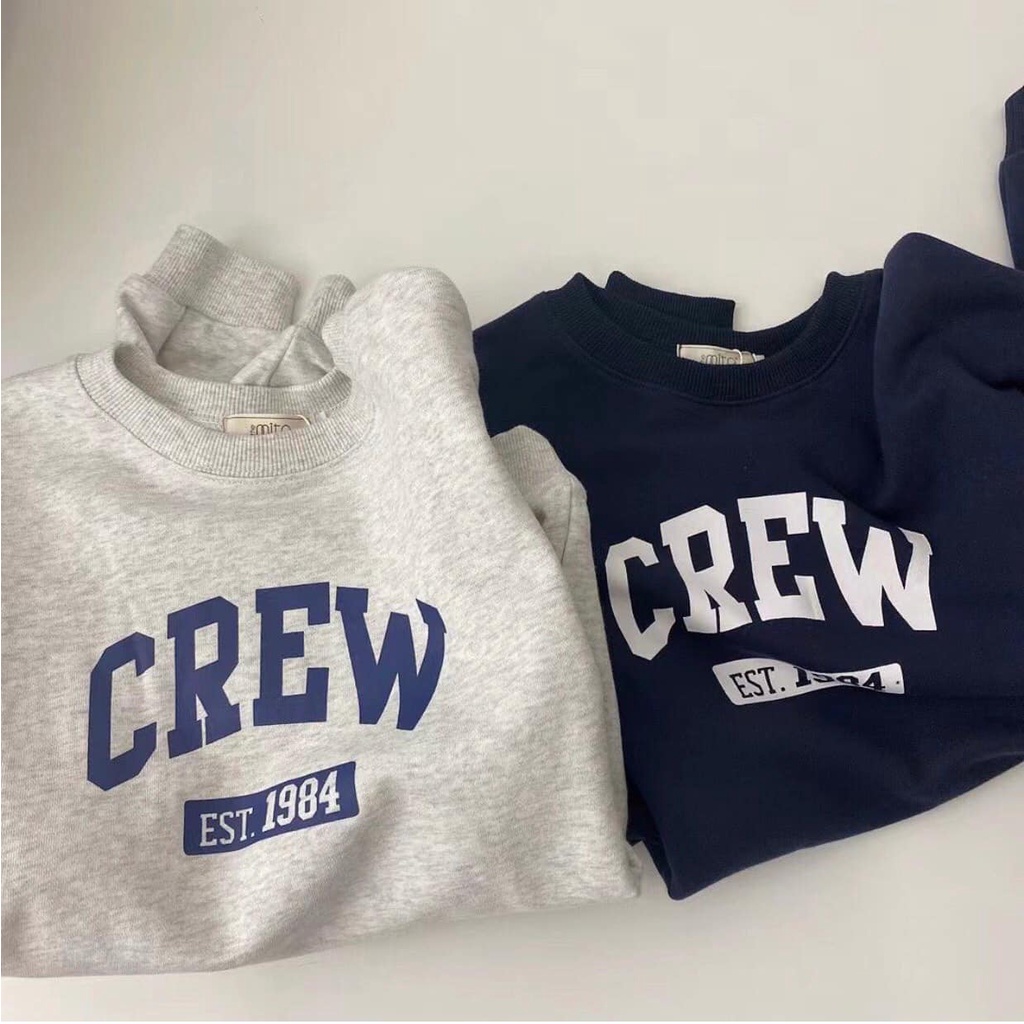 [Có Video + Ảnh Thật] Áo Sweater Nữ Crew Basic Nỉ Bông Dày Ấm Cực Dễ Phối Đồ - Chuu House - CH0135