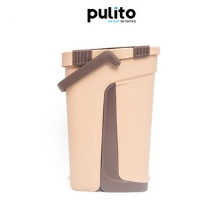 Bộ chổi lau nhà thông minh tự vắt có đầu xoay 360 độ Pulito (kèm thùng tặng kèm 2 bông lau) (LS-CKT-N) - PulitoVN