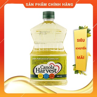 Dầu hạt cải Canola Harvest 946ml
