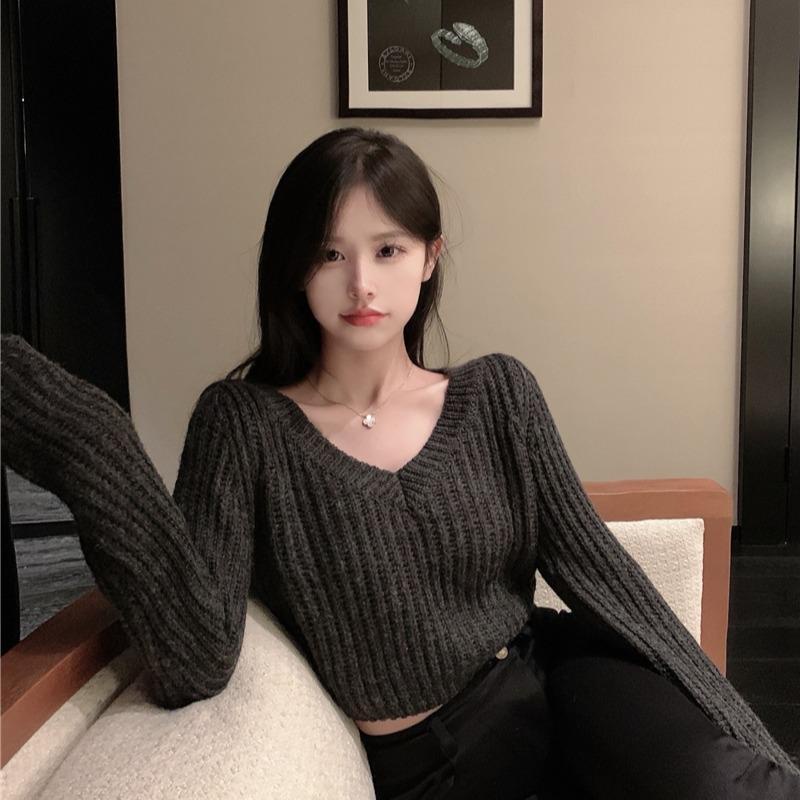 Áo Sweater Dệt Kim Phong Cách Thời Trang Thu Đông Kiểu Mới