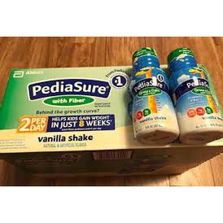 Sữa Pediasure mỹ fiber chat xo dạng nước 1 thùng