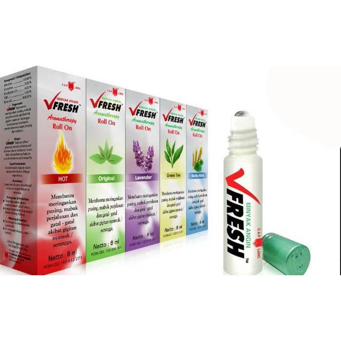 Dầu Lăn Thảo Dược VFRESH 5 hương - 4ml Indonexia | BigBuy360 - bigbuy360.vn