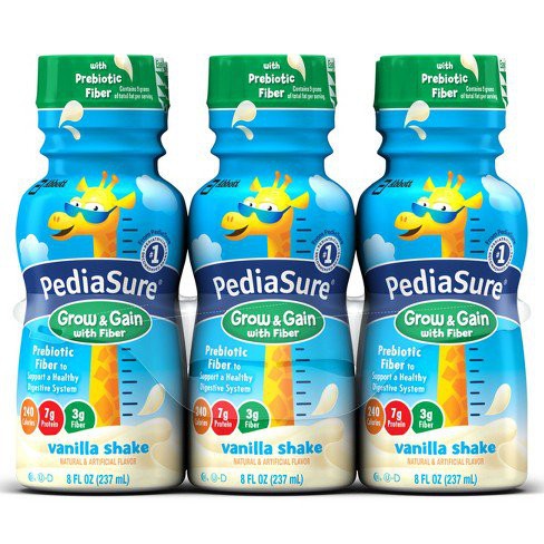 Sữa dinh dưỡng cho bé Pediasure Grow &amp; Gain with Fiber (Giàu chất xơ) 237ml - Nhập khẩu Mỹ