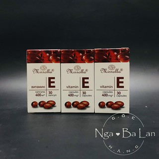 Vitamin E đỏ Nga Mirrolla 400mg