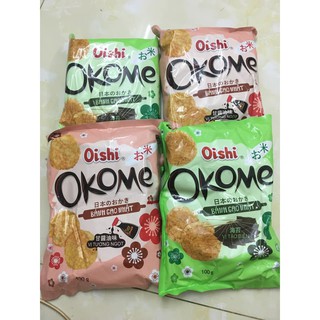 bánh gạo oishi vị tảo biển gói 100 gram