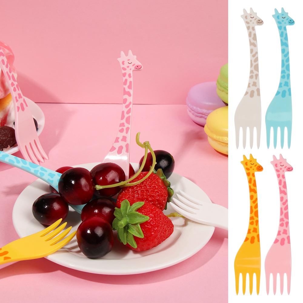 1 Tăm Xỉa Răng Trái Cây Hình Hươu Cao Cổ Cho Bé