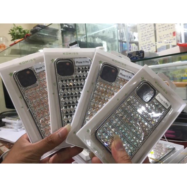 Ốp dẻo đính đá full mặt sau cho iphone 6/6s/7/7plus/8/8plus/X/xsmax/11/11pro/11 pro max