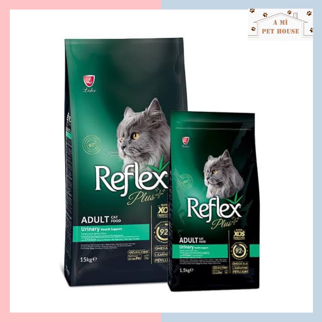 Hạt Reflex Plus Adult Thổ Nhĩ Kỳ Hỗ Trợ Đường Tiết Niệu, Mèo Bị Sỏi Thận- Thức Ăn Hạt Khô Cho Mèo Trưởng Thành URINARY