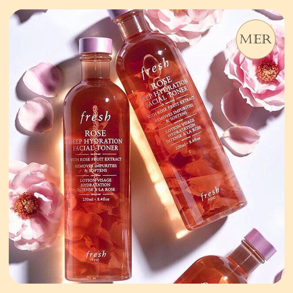 [Toner Fresh]Nước Cân Bằng Da Giữ Ẩm Chuyên Sâu - Fresh Rose Deep Hydration Facial Toner 250ml | BigBuy360 - bigbuy360.vn