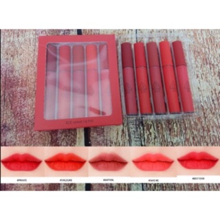 Set 5 cây son kem lì