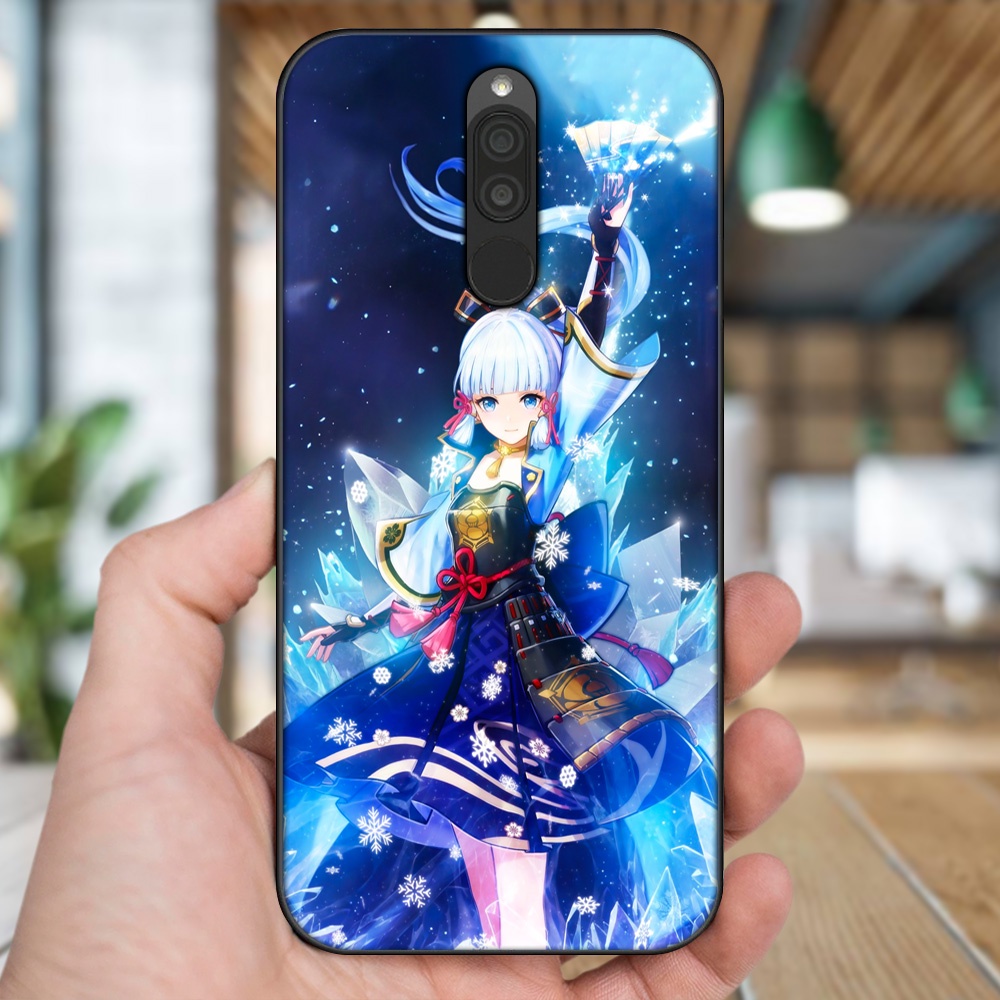 Ốp lưng Xiaomi Redmi 8 viền đen in hình Ayaka Genshin Impact