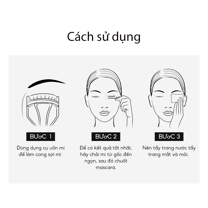 Mascara Uốn Cong Và Kéo Dài Lông Mi 2.5g Hoàn Hảo