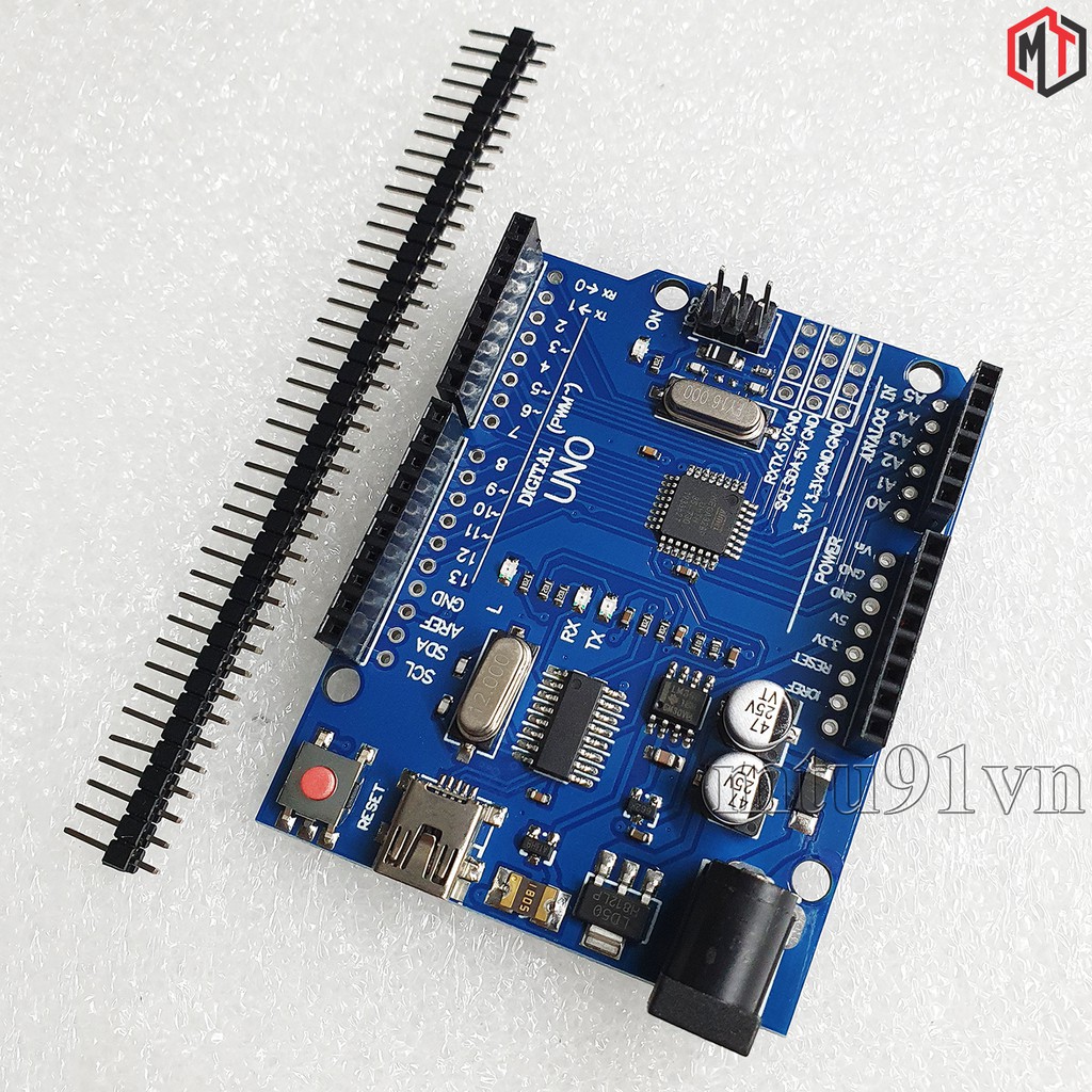 Arduino Uno R3 ATmega328P CH340 cổng Mini USB (SMD - Chip Dán) - Có Cáp 95