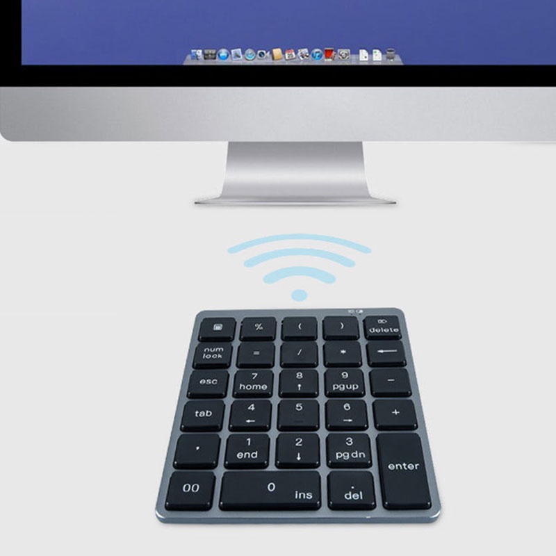 Bàn Phím Số N970 Kết Nối Bluetooth Không Dây Với Hub Usb Mini Đa Năng Cho Tài Chính