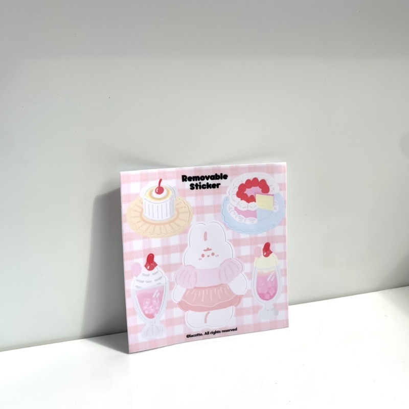 La Cotte | Sticker removable có thể sử dụng lại nhiều lần 🐰🎂