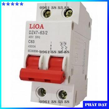 [CHÍNH HÃNG LIOA] Cầu Dao Tự Động (APTOMAT) 2 Cực LIOA Dòng Cắt 4,5KA