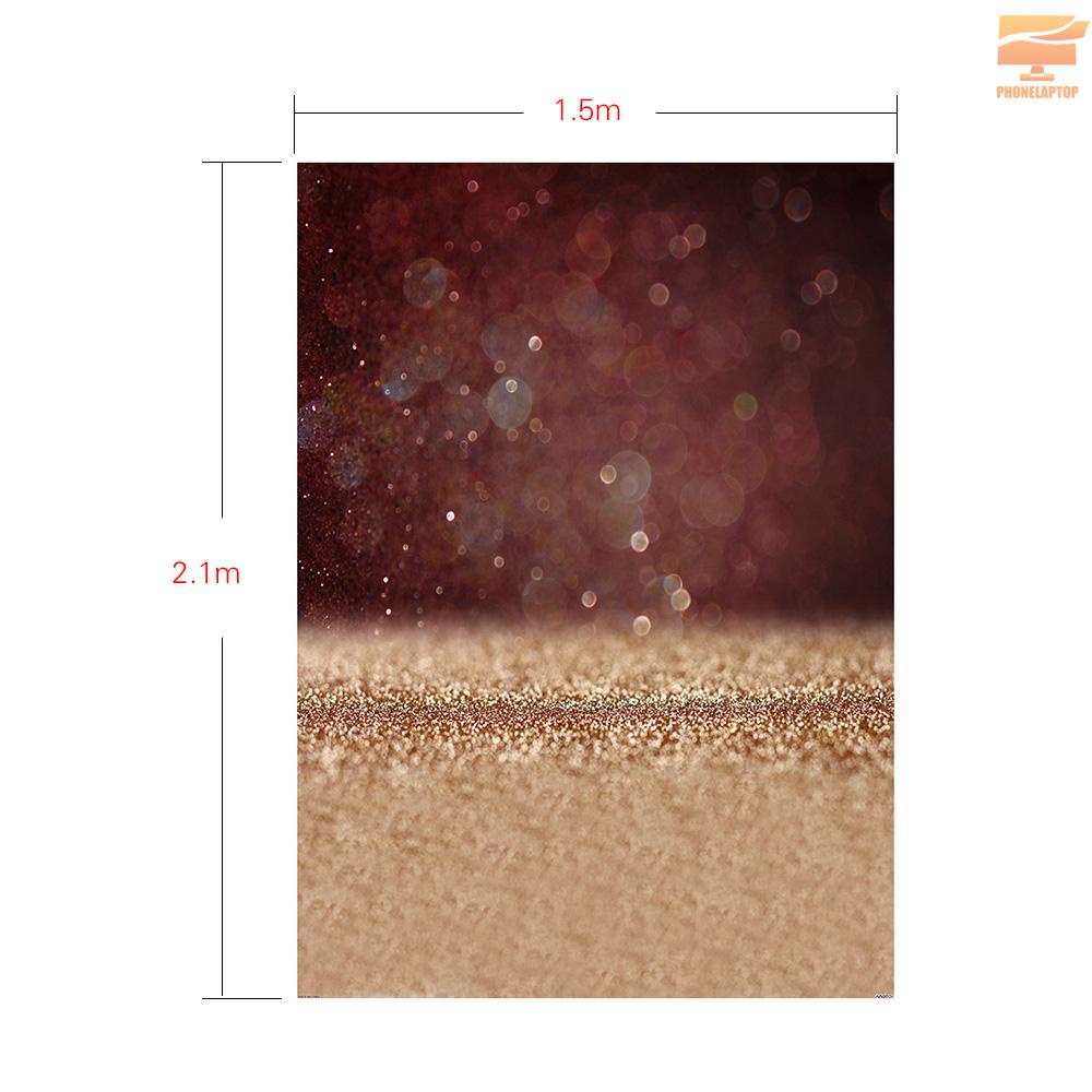 Lapt Andoer 1.5 * 2.1m/5 * 7ft Photography Background Glitter Light Bokeh Spot Backdrop Digital Printed Photo Studio Props