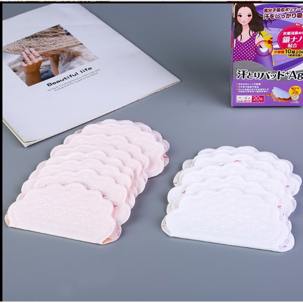 Hộp 40 miếng dán chống mồ hôi nách có hương thơm
