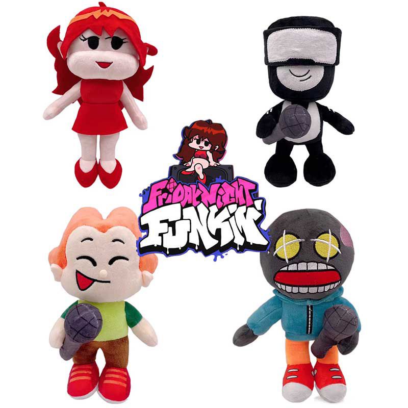 Friday Nighttime Funny Plush Fnf Girl Captain Peak Whitty Plush Toys