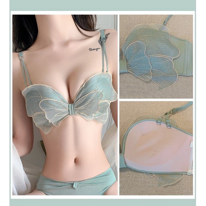 Áo Lót Ren Cánh Bướm Tông Màu Pastel sang chảnh siêu đẹp Al59 from nhỏ-LIns
