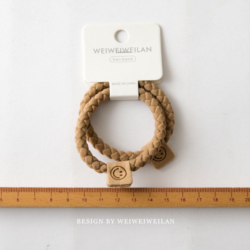 [Bộ 2] Dây Buộc Tóc Dây Cột Tóc Hàn Quốc Màu Cà Phê Phụ Kiện Thời Trang Cho Nữ AB075