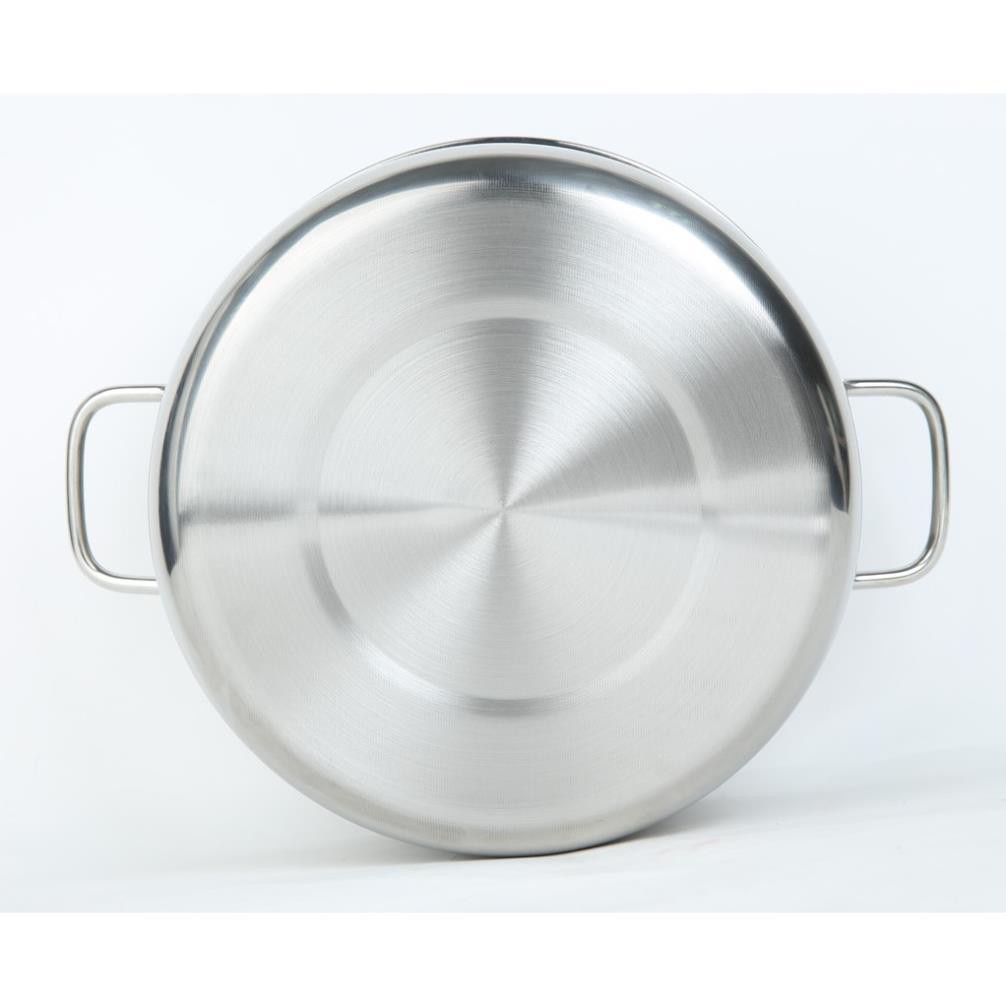 Bộ Nồi Inox Đáy Từ Cao Cấp, Dùng Cho MỌI LOẠI BẾP, Không Gỉ Sét, Hấp Thu Nhiệt Nhanh, Bộ 3 Nồi Inox 304