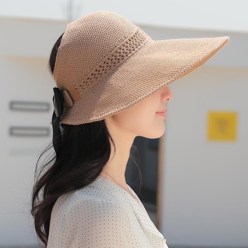 Mũ chống nắng nữ mùa hè, vành to Nhật Bản, ngư dân dã chiến phiên bản Hàn Quốc, nữ, rơm UV