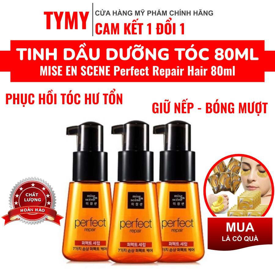 Tinh chất dưỡng tóc hư tổn nặng Gel Miseen Scene (80ml), Tinh Chất Dưỡng Tóc Mềm Mượt Perfect Repair Misen