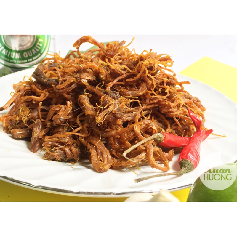 Bò khô xé sợi vị cay truyền thống Xuân Hương nguyên chất thịt bò đậm đà thơm ngon đồ ăn vặt Nonglamfood | BigBuy360 - bigbuy360.vn