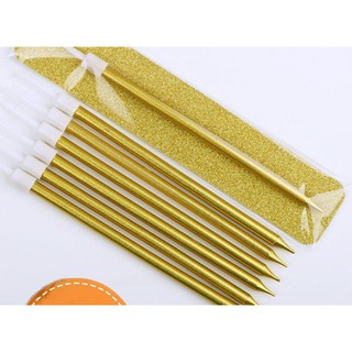 Nến vỉ dài màu bạc