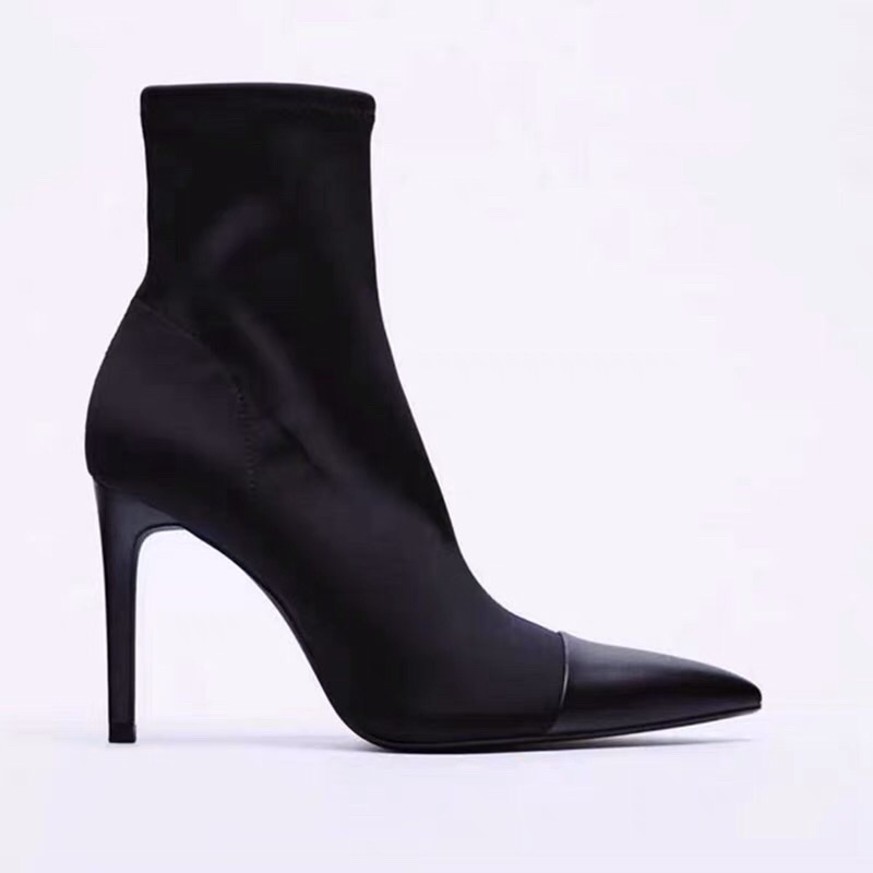 Boots satin gót nhỏ ZR