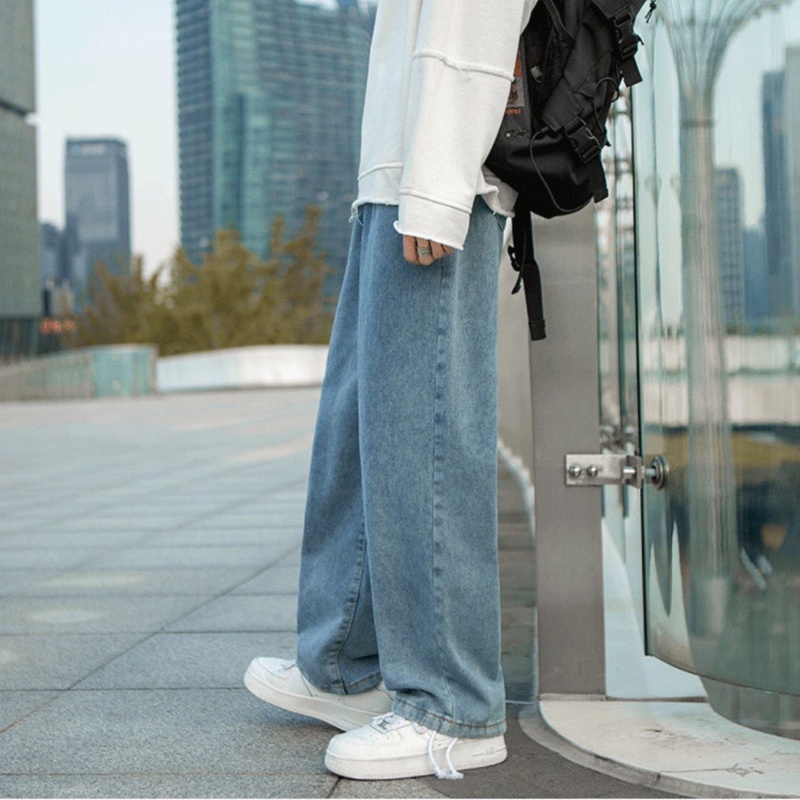 Quần jean baggy nam dáng suông rộng SR01 kiểu dáng Hàn Quốc 2021 | BigBuy360 - bigbuy360.vn