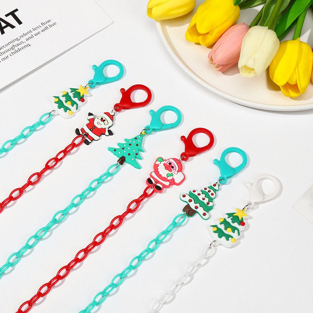 Dây Đeo Bảo Vệ Mặt Bằng Acrylic Nhiều Màu Họa Tiết Hoạt Hình Dễ Thương Cho Bé 1 Tuổi