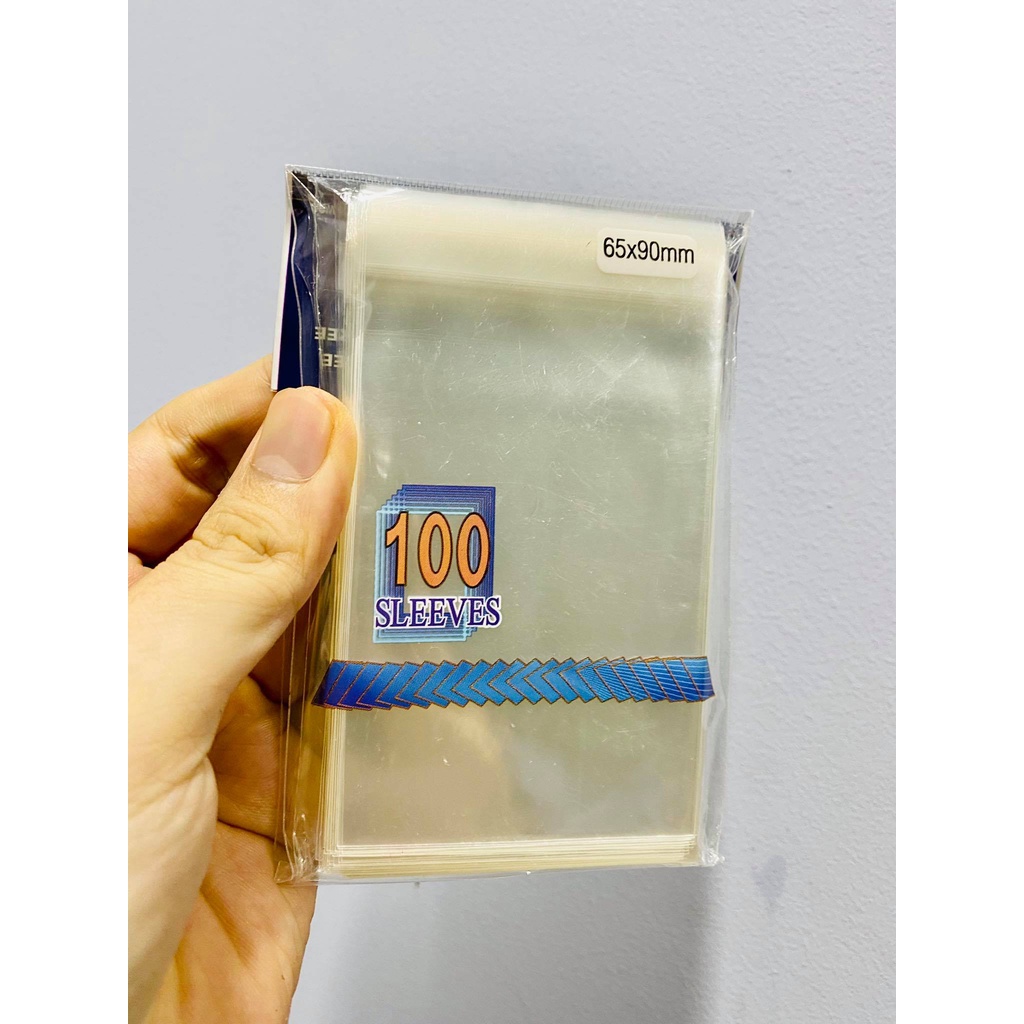 Bọc bài RSS Standard size Fit sleeves có dán bảo vệ card chống nước - Vừa khít với thẻ bài Pokemon - 100 cái
