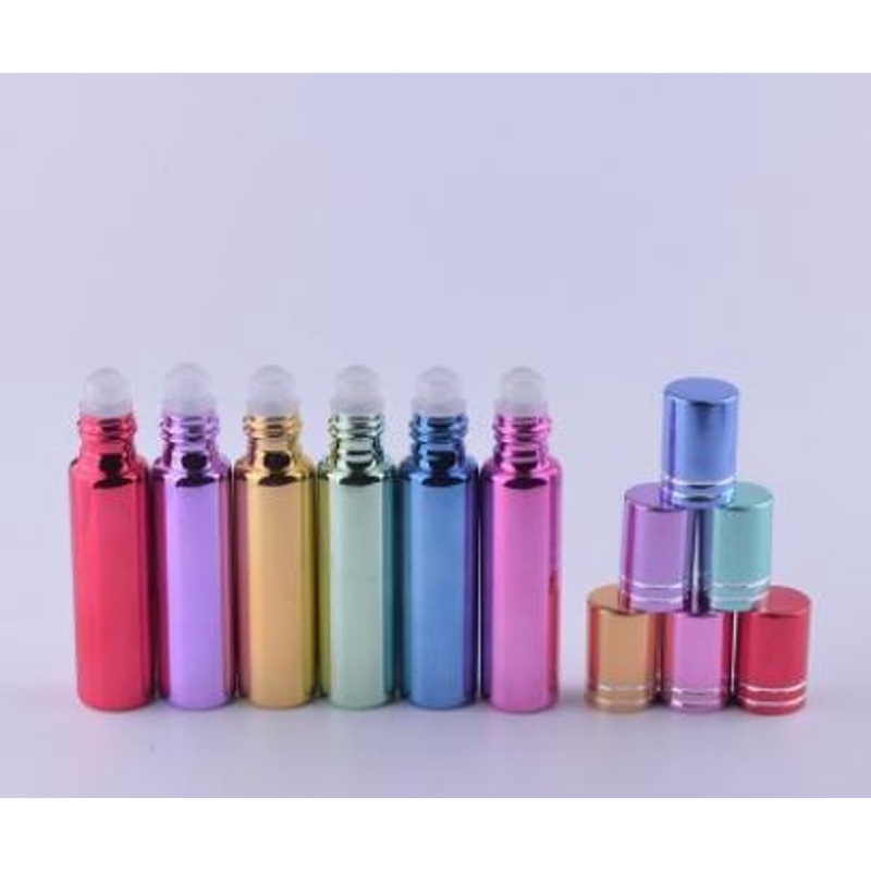 Chai Thủy Tinh Lăn 5ml / 10ml Đựng Tinh Dầu Tiện Dụng