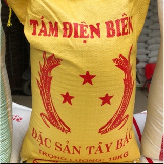  Gạo Tám Điện Biên đóng Bao 10Kg gạo thơm ngon dẻo như gạo nếp 